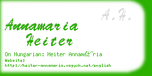 annamaria heiter business card